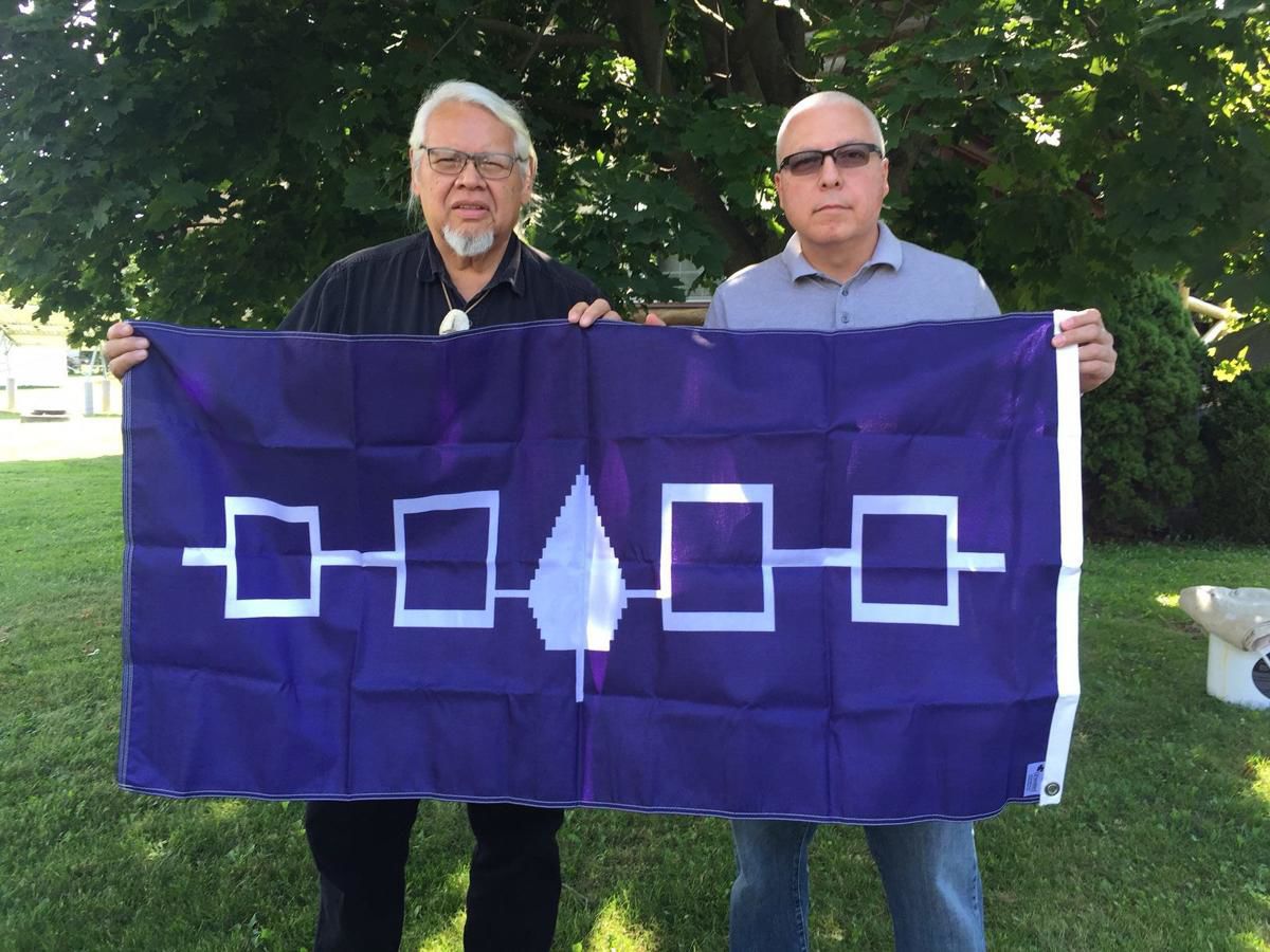 The Haudenosaunee, or Six Nations, flag